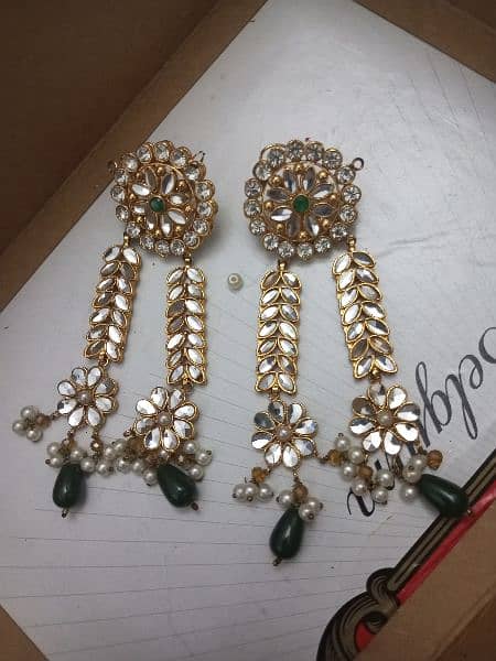 Kundan necklace & ear rings 1