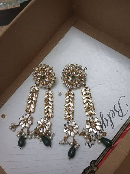 Kundan necklace & ear rings 2