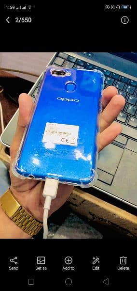 Oppo A5s blue color 3/32 2