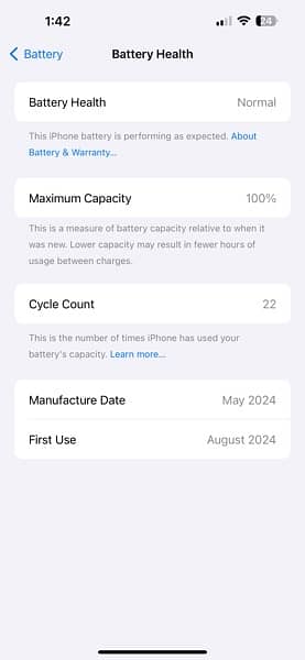 iphone 15 pro max natural titanium 100 battery health 2