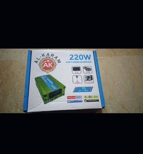 inverter 12v to 220w car power 1