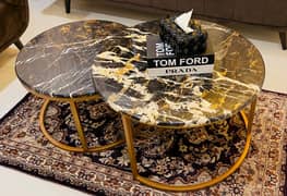 Marble top Centre table (pair)