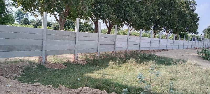 precast boundary wall/ boundary wall/Girders, slabs, control shed roof 7