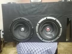 Double Kenwood Subwoofer  Sony Speaker and Almani 7000WMaX Amplifier