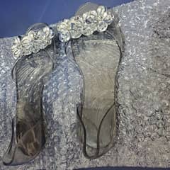 new silicon jelly party wear sandal