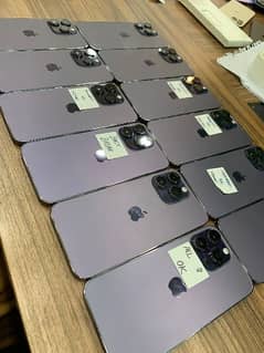 Iphone 14 pro max jv 128gb B. H100% Brand new stock avail at@Apple_zone