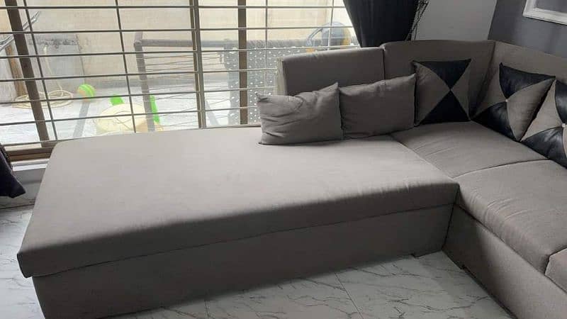 L shaped 8 seater sofa 2