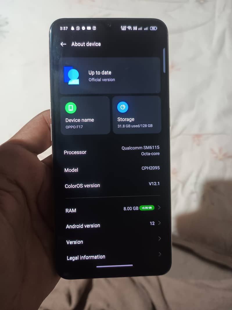OPPO F17 8-128GB All Clear 6