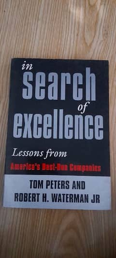 In Search of Excellence