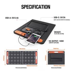 Jackery SolarSaga 100W, ALLPOWERS SP027 100W Portable Solar Panel, 0