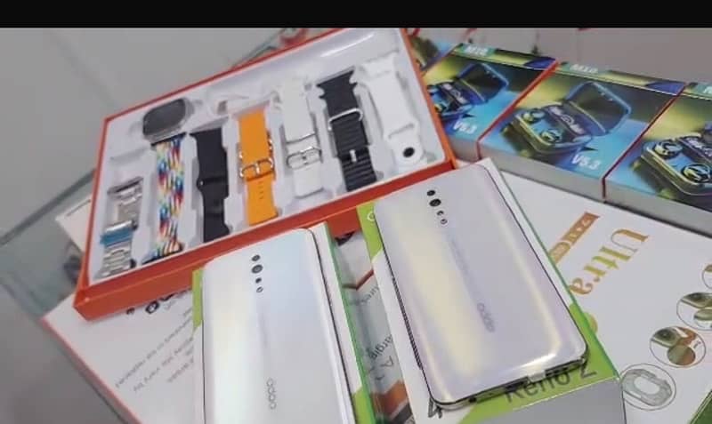 Oppo Reno Z with 7 strip watch set is gift 0