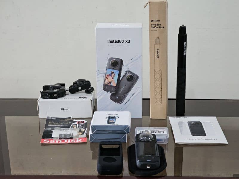 Insta360 X3 with accessories for Urgent Sale 5