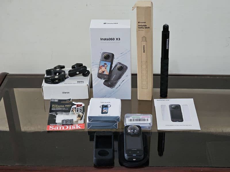 Insta360 X3 with accessories for Urgent Sale 7