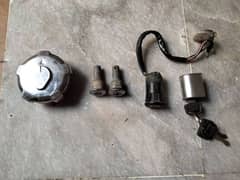 Honda 125 complete lock set.