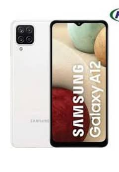 Samsung Galaxy A12 white 10/10. condition