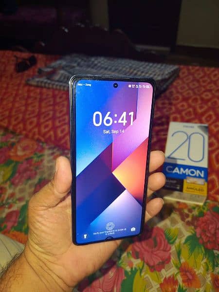 Most lovely and super fast Camon 20 full box in warranty AMOLED 33watt 4