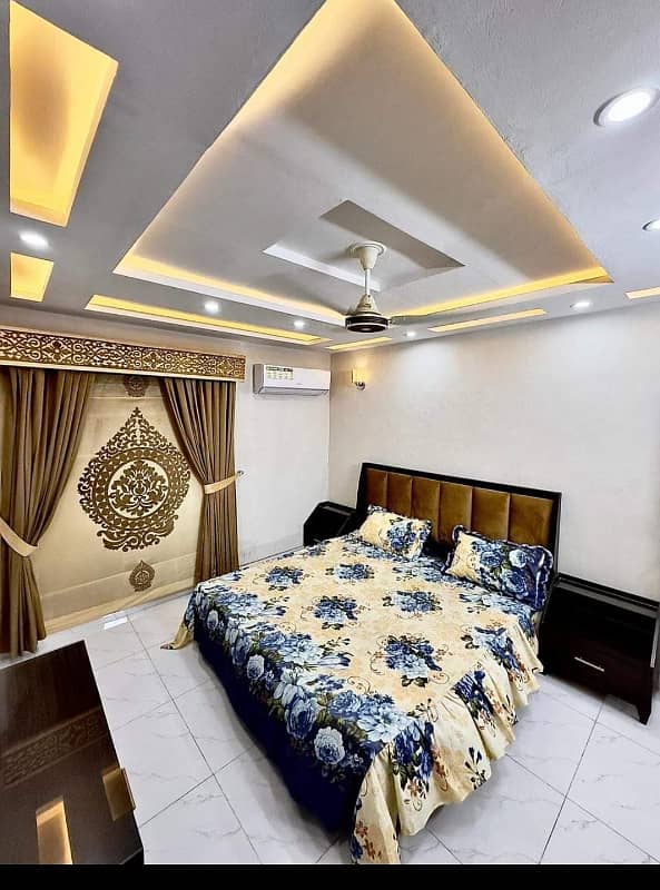 1 Bedroom VIP Full furnish flat per day available in Bahria town Lahore 9