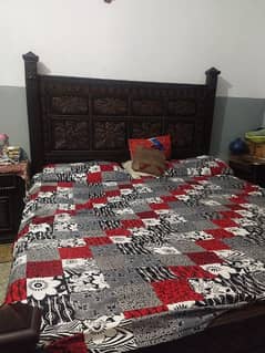 Double Bed with mattress for Sale