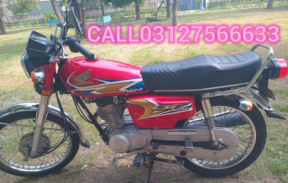 Honda CG 125 (2020) MODEL 25000 KM DRIVEN CALL-03127566633 0