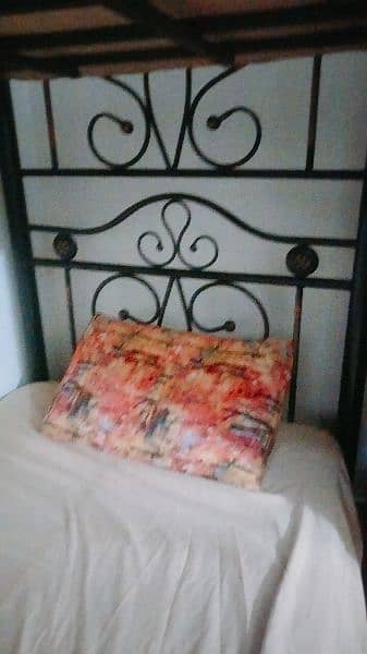 selling bunker iron bed with mattress 3