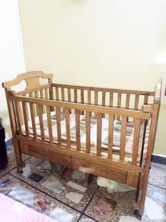 wooden baby Cart bed