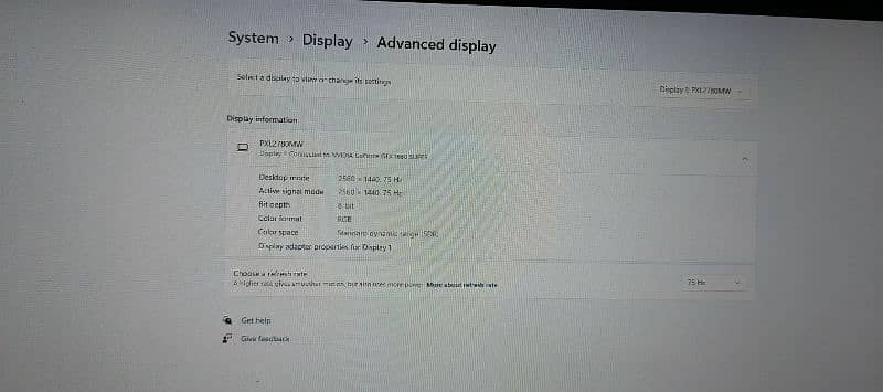 PLANAR 27" 2K 75HZ LED & DELL 24" 60HZ LCD 0