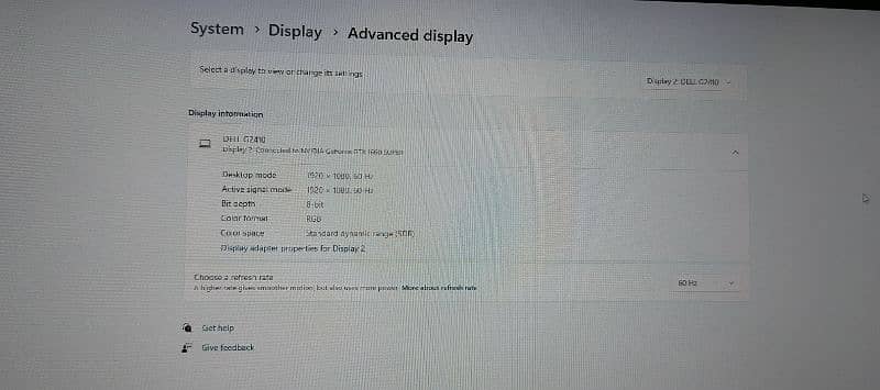 PLANAR 27" 2K 75HZ LED & DELL 24" 60HZ LCD 1