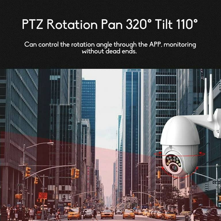 Security Camera , CCTV Camera , Mini PTZ full HD Camera with Bulb 15