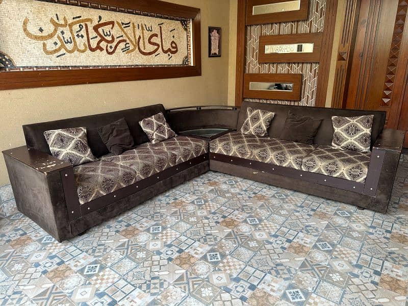 L shaped Sofa set 6