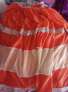 lehenga orange colour