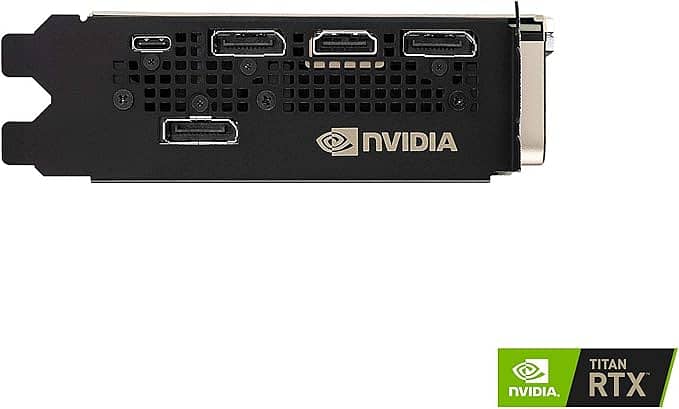 NVIDIA Titan RTX Graphics Card - 24GB GDDR6, Turing Architecture, AI & 2