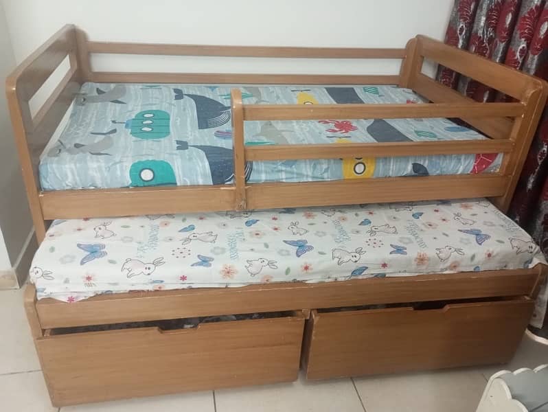 bunk bed with huge storage drawers 3