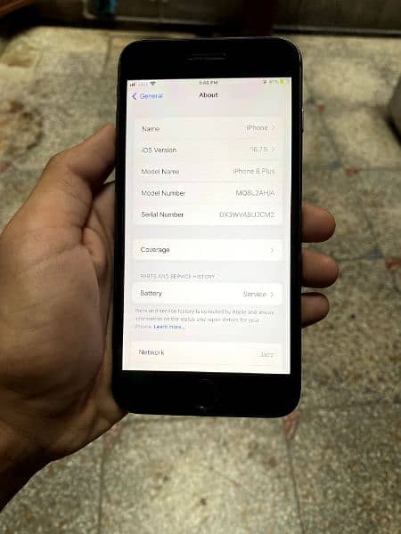 Iphone 8 Plus 64GB Officail PTA Approved 10/10 Neat Condition Original 6