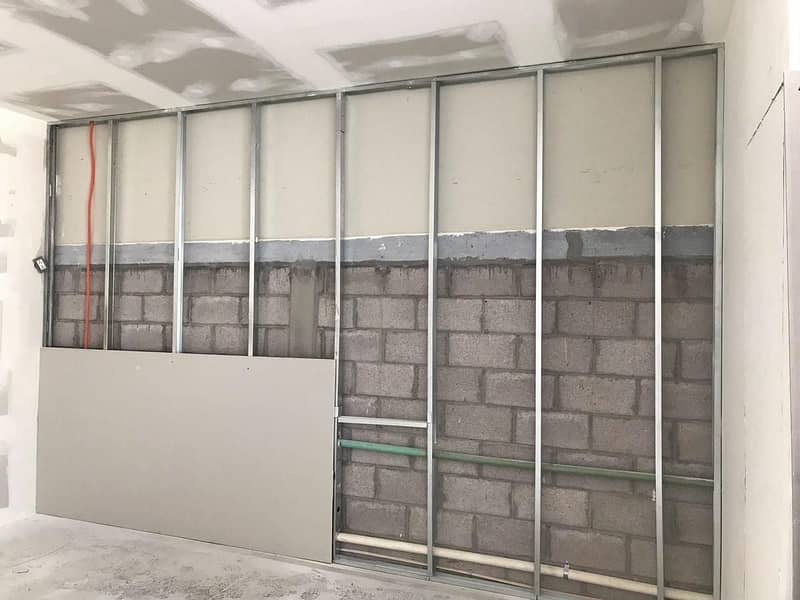 Gypsum Board & Glass Partition & Ceiling, Office Renovation 9