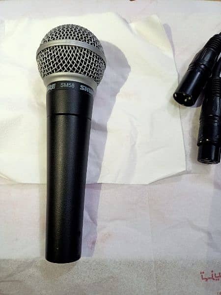 Shure SM58 original, dynamic microphone with XLR cable 0