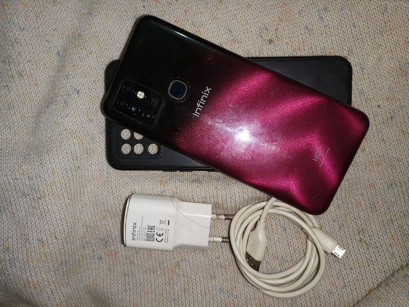 Infinix Hot 10 Good condition 6GB Ram 128 Ram 03095449689 1