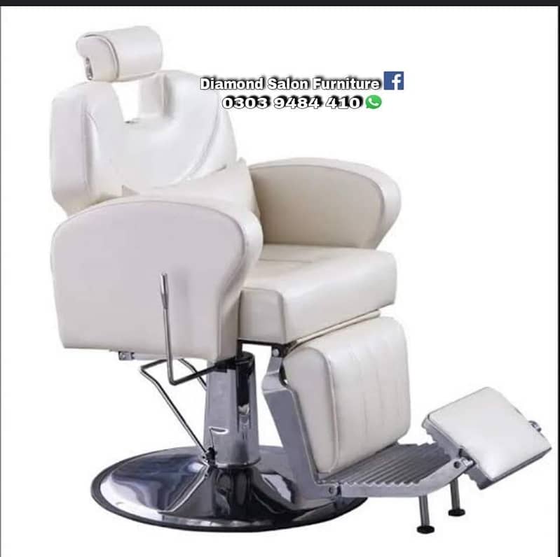 Saloon Chair/Parlour Chair/Facial Bed/Shampoo Unit/Pedicure/Trolley 7