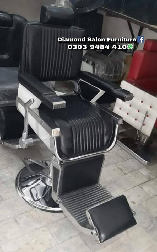 Saloon Chair/Parlour Chair/Facial Bed/Shampoo Unit/Pedicure/Trolley 8