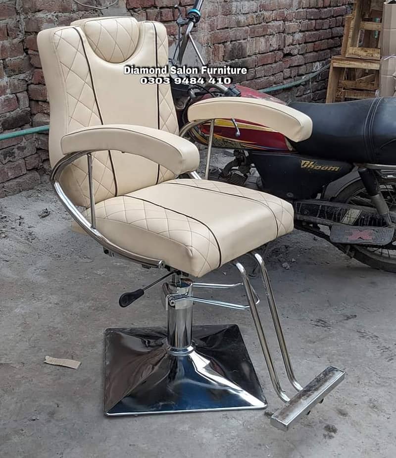 Saloon Chair/Parlour Chair/Facial Bed/Shampoo Unit/Pedicure/Trolley 16