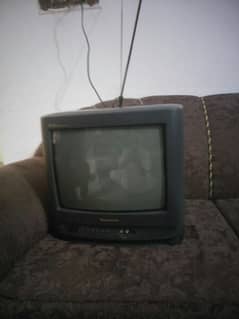 14inch tv and table glass