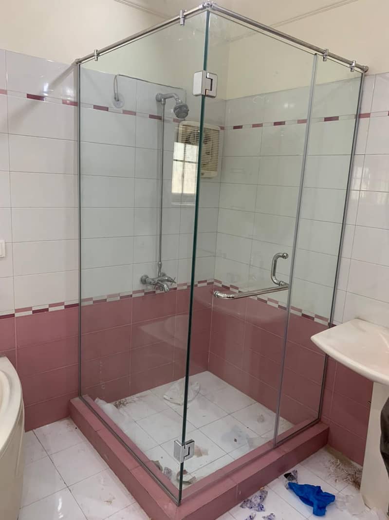 GLASS OFFICE PARTITION / SHOWER CABIN /BATH ENCLOSURE 7