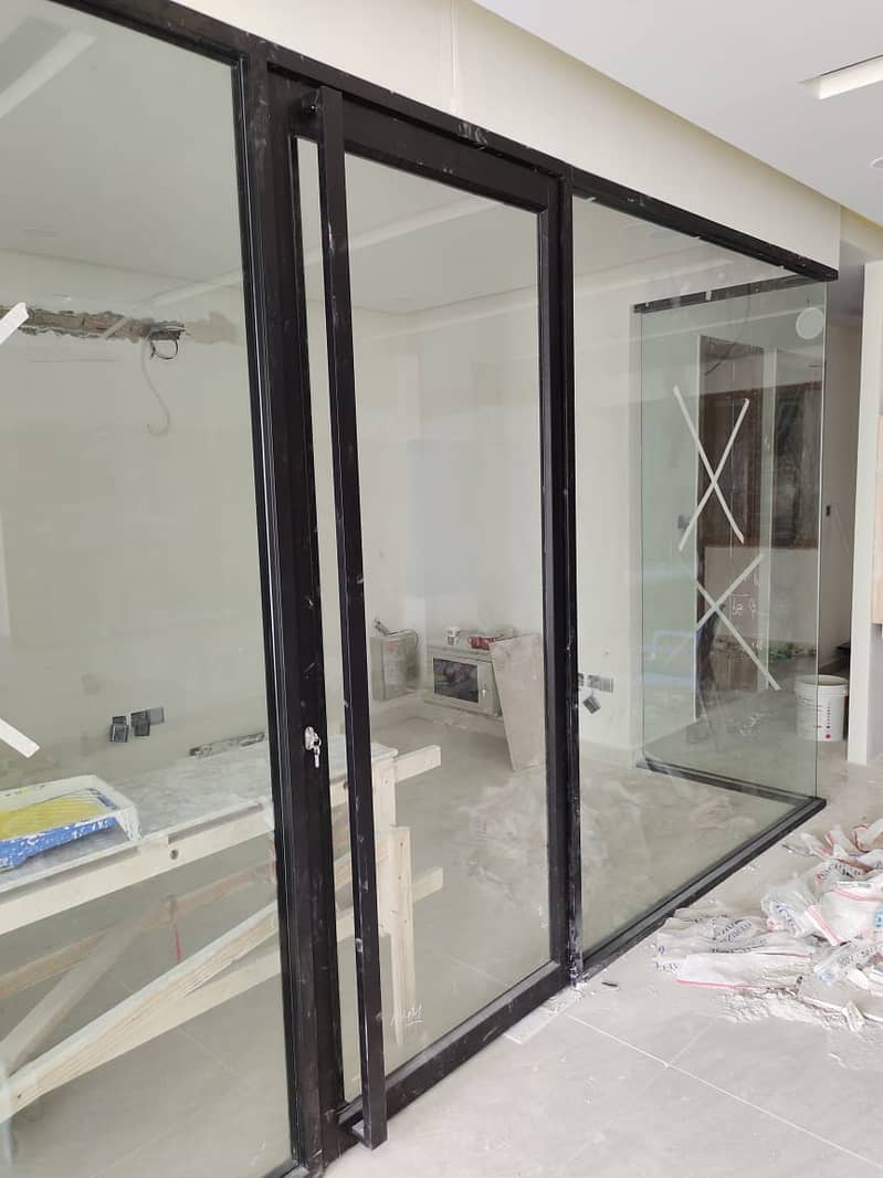 GLASS OFFICE PARTITION / SHOWER CABIN /BATH ENCLOSURE 8