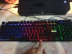 Full rgb mechanical keyboard mouse and with mouse pad