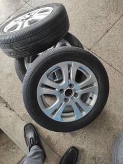 Honda City 15 inch Tyres with Sports Modulo OEM Alloy Rims