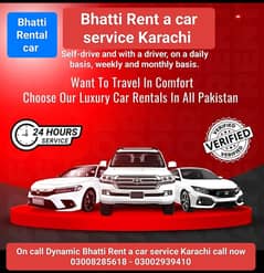 RENT A CAR SELF DRIVERS AND WITH DRIVER / CAR RENTAL/SERVICE KARACHI