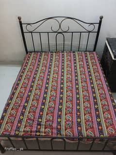 Iron Bed with mattress and dressing table