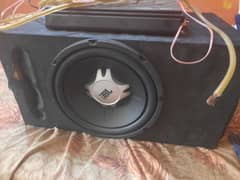 Woofer with amplifier (Read add)