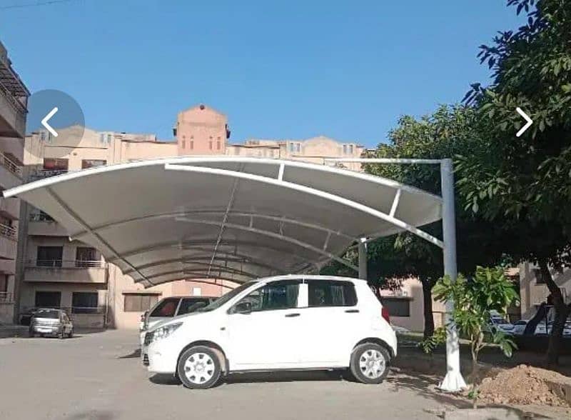 Car Parking Structure | Tensile Shadees | New Parking Design|Cafe Roof 5