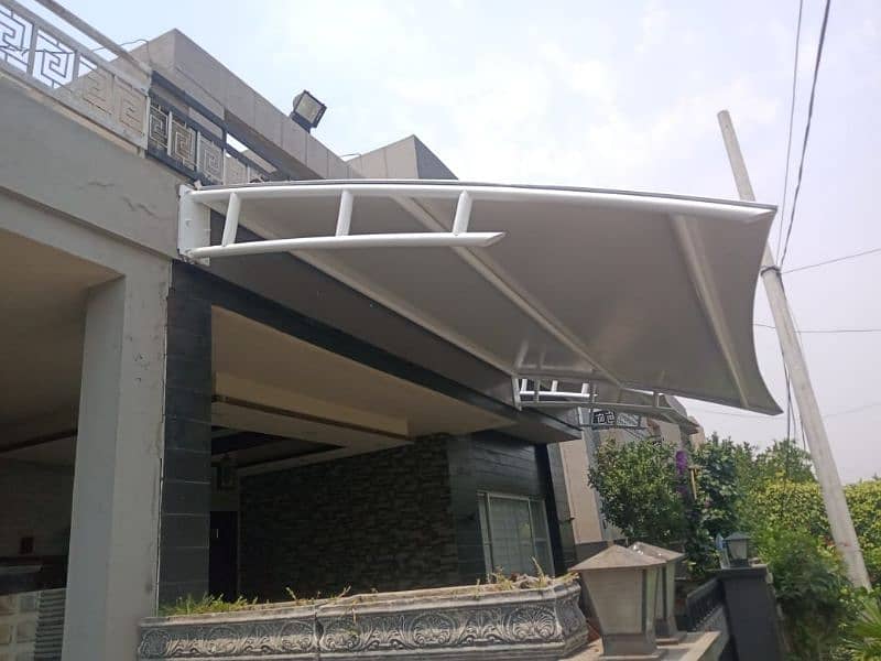 Car Parking Structure | Tensile Shadees | New Parking Design|Cafe Roof 8