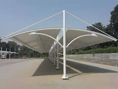 Car Parking Structure | Tensile Shadees | New Parking Design|Cafe Roof